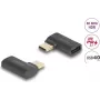 Adaptador USB DeLOCK 60245 40 Gbps USB Type-C PD 3.1 240 W en ángulo