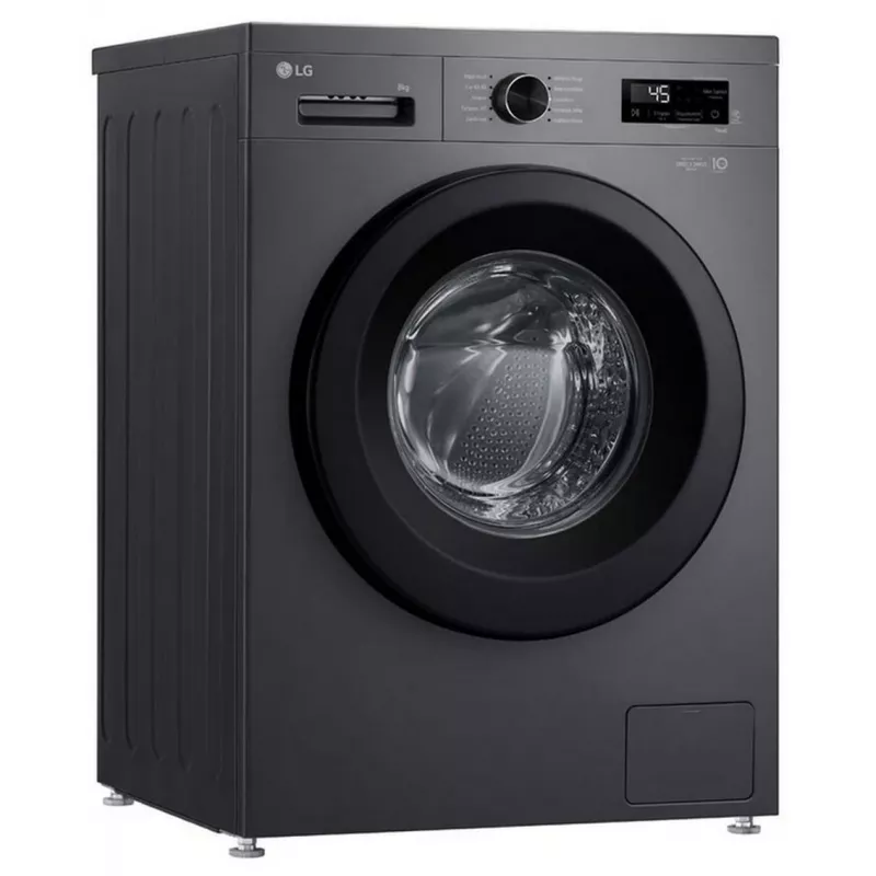 LG lavadora | F4X1009NMB | clase de eficiencia energética A | carga frontal | capacidad de lavado 9 kg | 1400 rpm | profundidad 55 cm | anchura 60 cm | pantalla | LED | función vapor | Direct