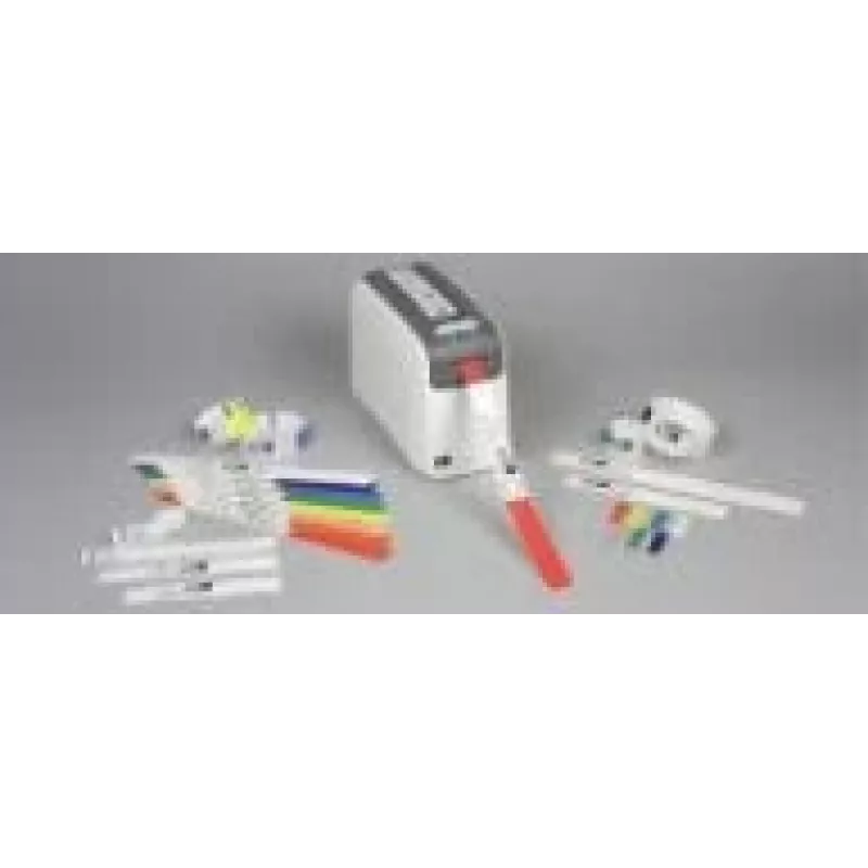 Etiqueta Zebra Z-Band Direct roja