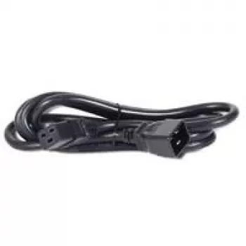 Cable de alimentación Bachmann 356.174 negro 2 m C20 C19 conector hembra