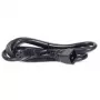 Cable de alimentación Bachmann 356.174 negro 2 m C20 C19 conector hembra