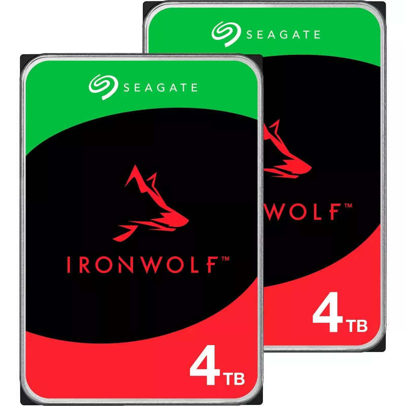 DXP2800 + 2x 4 TB Seagate IronWolf HDD pack, NAS