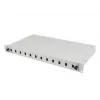 Patch panel Lanberg FOP1-12SS-LDS gris ABS acero 19 pulgadas