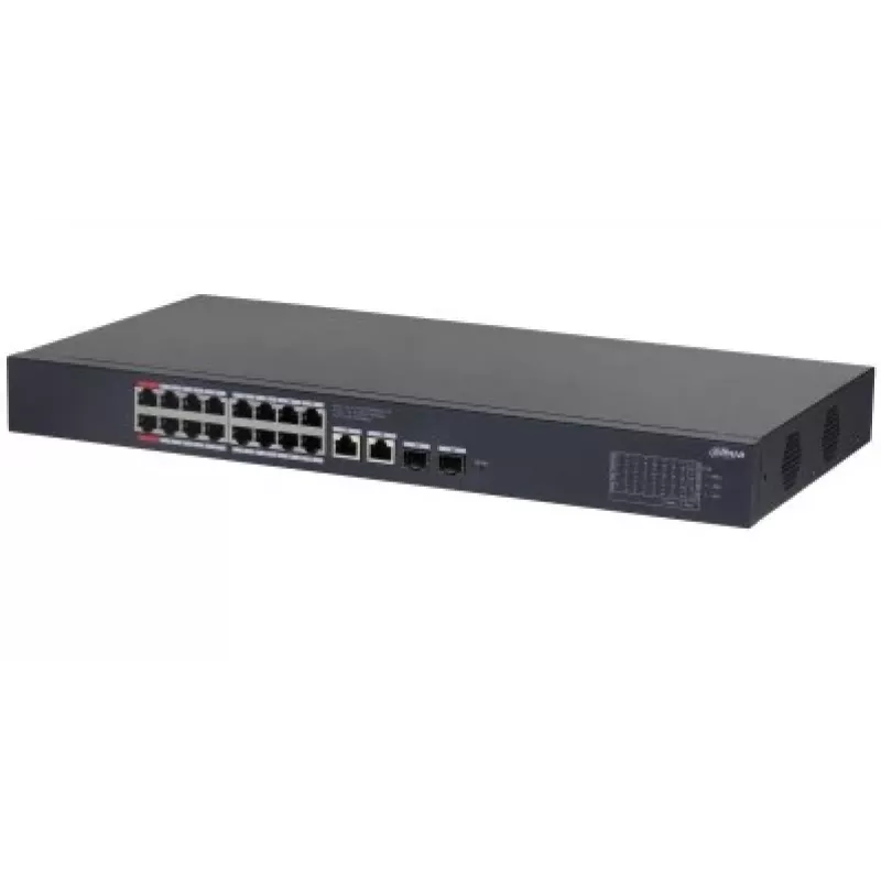 Dahua Technology CS4220-16GT-135 Switch de red gestionado L2 Gigabit Ethernet (10/100/1000) Power over Ethernet (PoE) Negro