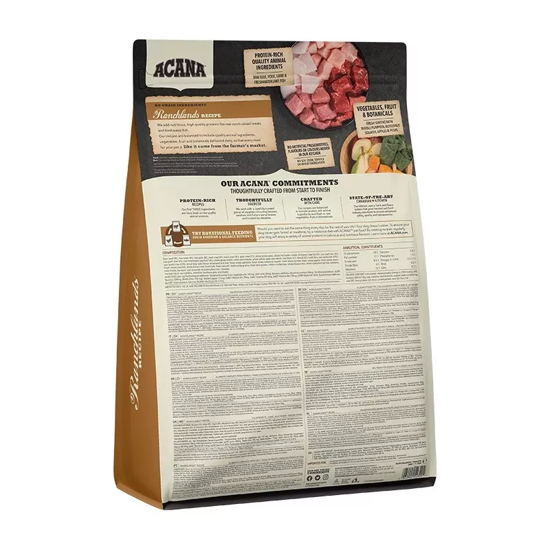 ACANA Highest Protein Ranchlands Dog - pienso para perros - 2 kg