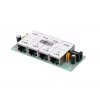 Inyector PoE Extralink 4 puertos 4x 100 Mb/s RJ45, Fast Ethernet, 48 V, sin carcasa