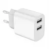 Cargador Gembird TA-UC-2A12-01 Indoor AC 2.4A 2 USB blanco
