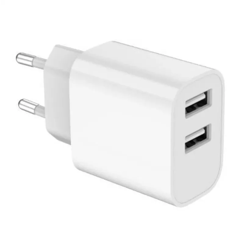 Cargador Gembird TA-UC-2A12-01 Indoor AC 2.4A 2 USB blanco
