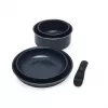 Set de ollas Russell Hobbs RH03319EU7, 5 piezas, sartenes antiadherentes, aptas para lavavajillas