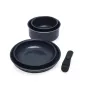 Set de ollas Russell Hobbs RH03319EU7, 5 piezas, sartenes antiadherentes, aptas para lavavajillas