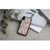 Funda para móvil iKins para iPhone XR — patrón de diamantes, negra