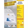Avery 3655 Etiquetas autoadhesivas Rectangulares Permanente Blanco 200 uds.