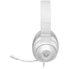 LORGAR Noah 101, Auriculares gaming con micrófono, conexión jack de 3,5 mm, longitud del cable 2 m, diseño plegable, almohadillas de piel sintética PU, tamaño: 185*195*80 mm, 0,245 kg, blanco