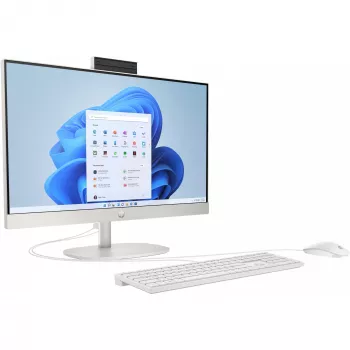 HP 24-cr0009ng AMD Ryzen™ 3 7320U 60,5 cm (23.8) 1920 x 1080 píxeles All-in-One-PC 8 GB LPDDR5-SDRAM 512 GB SSD Windows 11 Home Wi-Fi 6 (802.11ax) blanco (A04VWEA#ABD)
