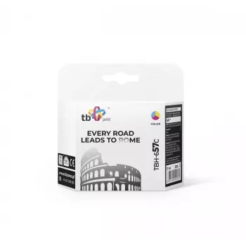 Tinta TBH-657C (HP n.º 57 - C6657A) color remanufacturada