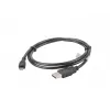 Cable USB Lanberg CA-USBM-10CC-0010-BK USB 2.0 1 m Micro-USB B USB A negro