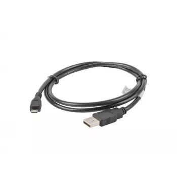 Cable USB Lanberg CA-USBM-10CC-0010-BK USB 2.0 1 m Micro-USB B USB A negro