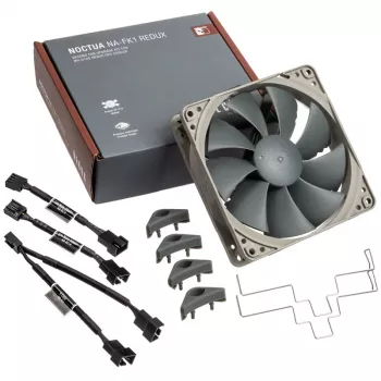 Ventilador Noctua NA-FK1 120 mm — ventilador PWM para caja de PC 12 V, 1700 rpm, 120,2 m³/h, 25,1 dB