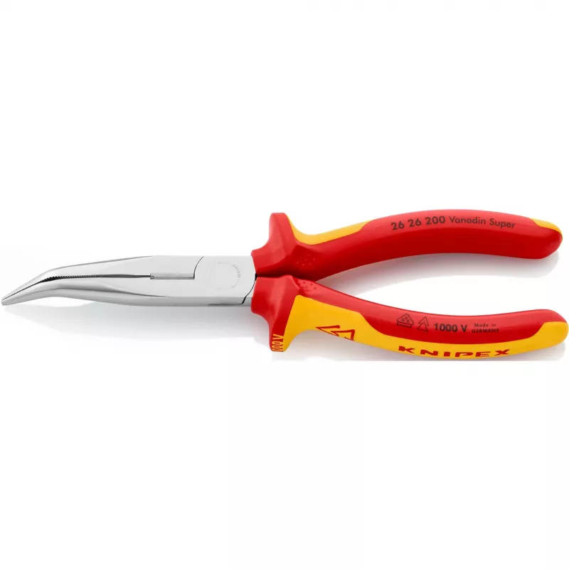 ALICATES AISLADOS KNIPEX 1000V CURVOS EXTENDIDOS 200mm