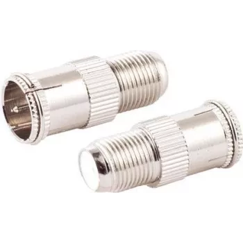 Set de adaptadores conector F rápido a conector hembra F ShiverPeaks 85320-EC-SET2 (accesorio de conexión coaxial)