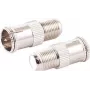 Set de adaptadores conector F rápido a conector hembra F ShiverPeaks 85320-EC-SET2 (accesorio de conexión coaxial)