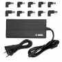 Fuente de alimentación IBOX IUZ90WA 90 W, entrada 100–240 V, salida 4,5 A, tensión ajustable, para interiores, negra