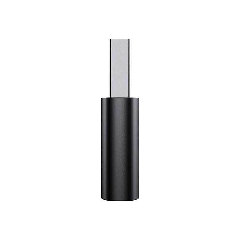 Adaptador Baseus Ingenuity USB Type-A (conector hembra) a USB Type-C (conector macho) 10 Gbit/s, negro, 14×22×8 mm