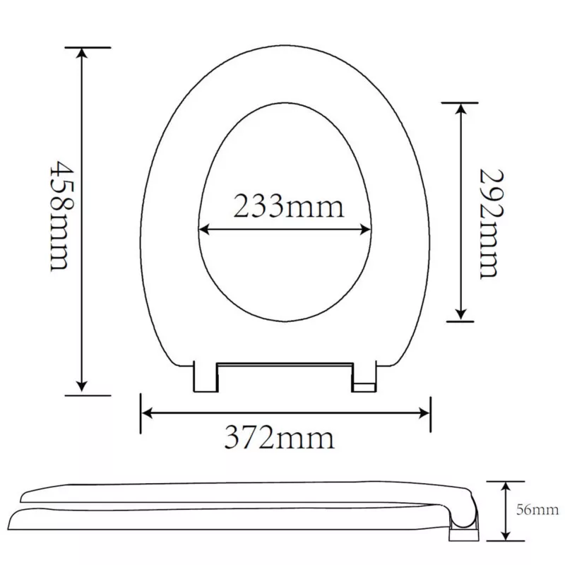 Asiento de inodoro Beldray LA030252UFFEU7 — antibacteriano, diseño fácil de limpiar