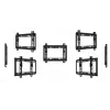 Soporte de pared para TV MANTA P10 para pantallas de 14–43 pulgadas, compatible con VESA