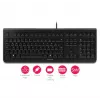 CHERRY KC 1000 teclado Home USB distribución suiza negro