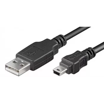 Cable de extensión USB LogiLink USB Type-A, 4 pines (M) a Mini-USB Type-B, 5 pines (M) 1,8 m (USB Hi-Speed)