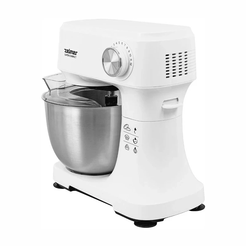 Batidora planetaria Zelmer ZKR1340 - 600 W, bol de 3,5 L, blanco