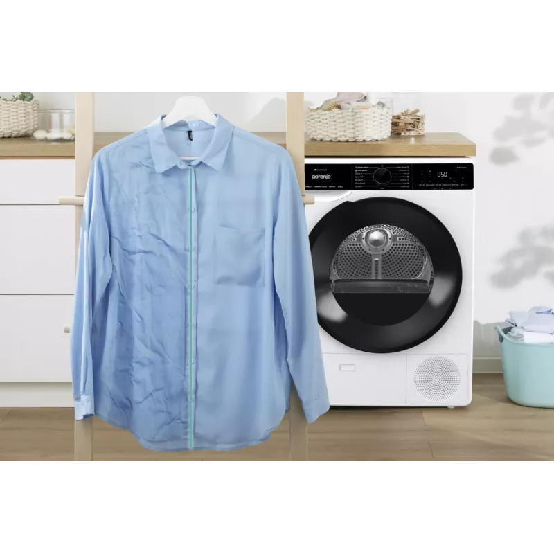 Gorenje DPNA92WIFI Secadora independiente de carga frontal 9 kg A++ Negro, Blanco