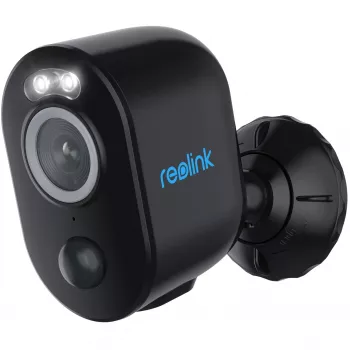 Cámara de vigilancia Wi-Fi Reolink Argus Series B330 Negra 5MP (2880x1616), alimentada por batería, protección climática IP65, visión nocturna en color, detección inteligente