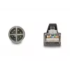 Cable de red DeLOCK M12 cable X-codificado 8 polos conector macho a conector macho RJ45 PUR (TPU) 1 m
