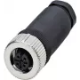 Phoenix Contact 1662968 conector de cables M12 negro - acero inoxidable (1662968)