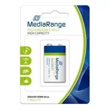 Batería recargable MediaRange MRBAT124 9V níquel-metal hidruro