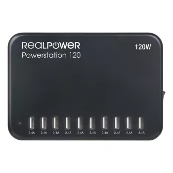 RealPower Power Station 120 – Interior – CA – Negro