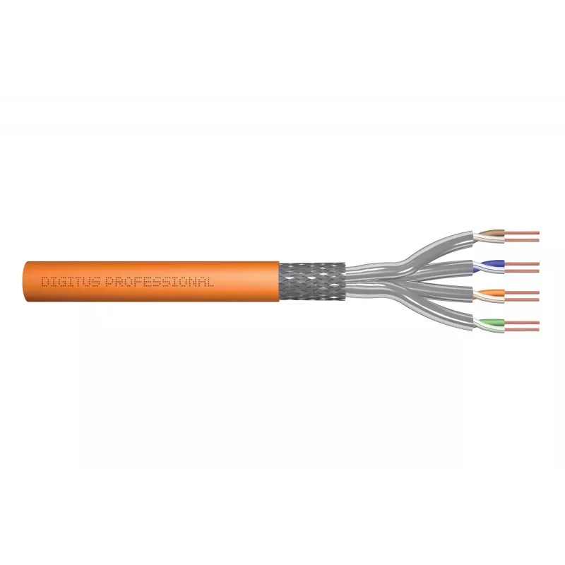 Cable de red Digitus Cat.7 S/FTP 500 m naranja