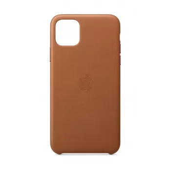 Apple - Funda para móvil - Cuero, aluminio cepillado - Saddle Brown - para iPhone 11 Pro Max (MX0D2ZM/A)