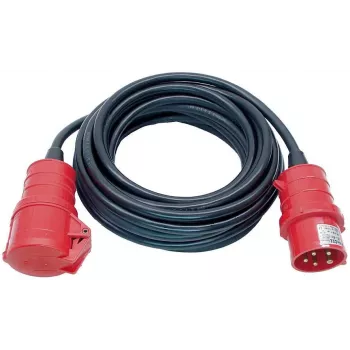 Brennenstuhl H07RN-F 5G1,5 - Cable alargador - IEC 60309 16A (H) a IEC 60309 16A (M) - AC 400 V - 10 m - Negro