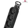 Cable alargador eléctrico regleta de enchufes 4 tomas (5 M) - Maclean MCE182
