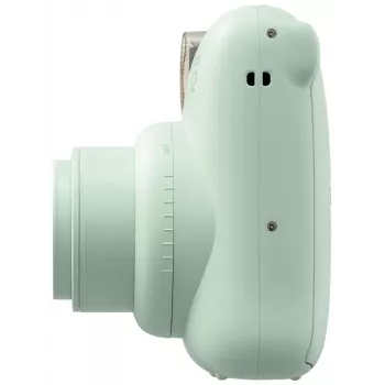 Cámara instantánea Fujifilm Instax Mini 12 Verde — imagen 86x54 mm, película 62x46 mm, distancia focal equivalente 60 mm