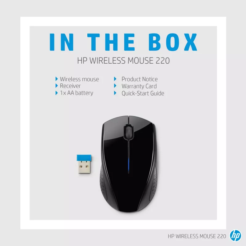 Ratón inalámbrico HP 220