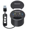 Hub USB GRAUGEAR G-THUB-AU-60 USB 3.2 Gen 1 Type-A Negro