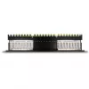 Panel de parcheo DeLOCK 66876 1U Cat6a negro metal