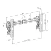 Soporte de pared para TV SBOX LVW02-48T para pantallas de 37–70