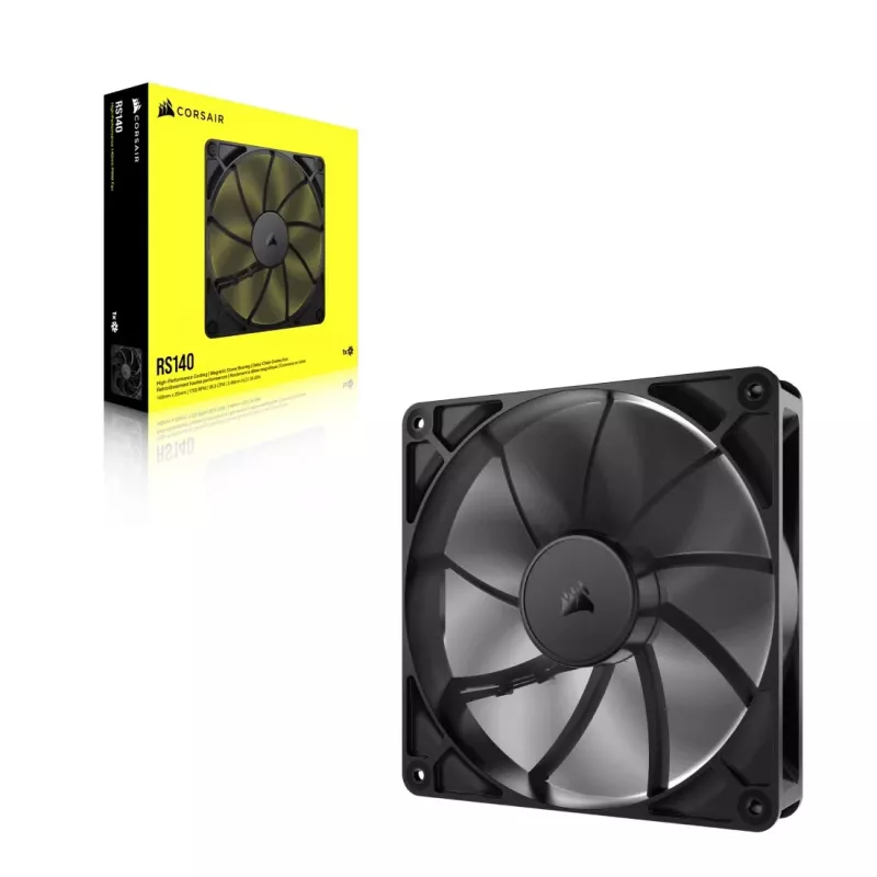 Ventilador Corsair RS140 14 cm negro 330–1700 U/min 0,11–3,46 mmH2O