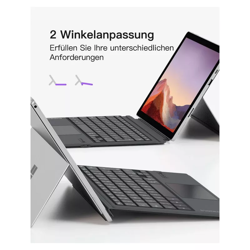inateck teclado Surface gris, Sureface GO 1-4 Com. QWERTZ