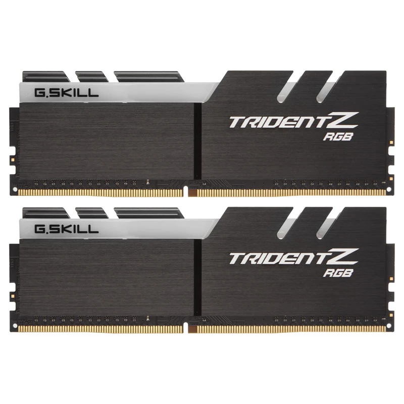 DIMM 32 GB DDR4-3200 (2x 16 GB) Dual-Kit, memoria RAM negra, F4-3200C16D-32GTZR, Trident Z RGB, INTEL XMP